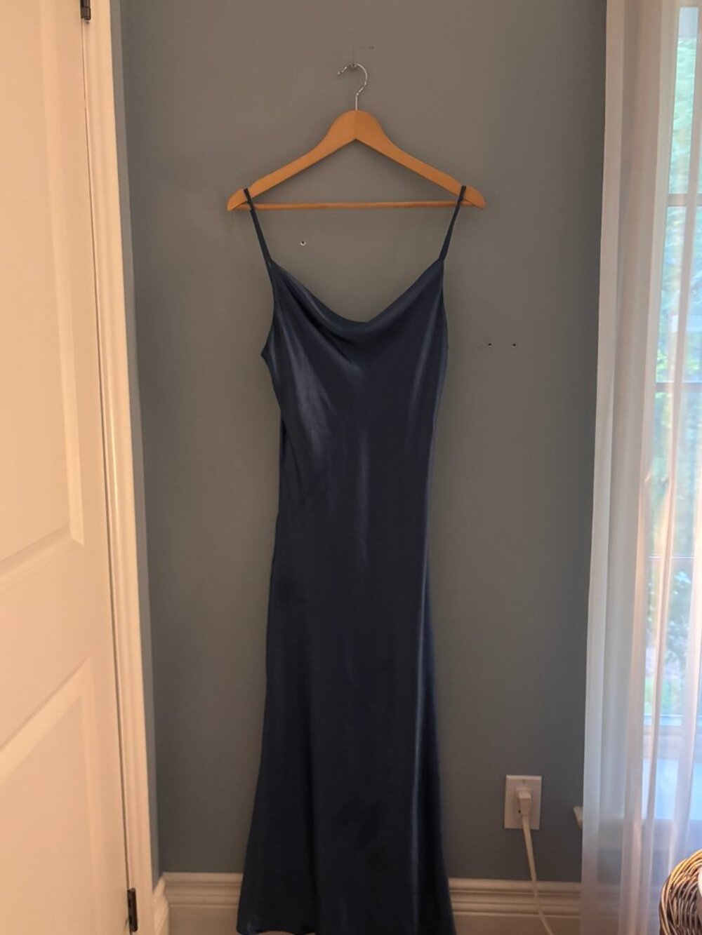 Audrey Navy Maxi Dress